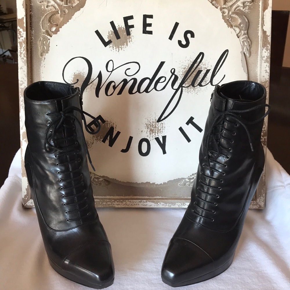 Via Spiga Leather Booties